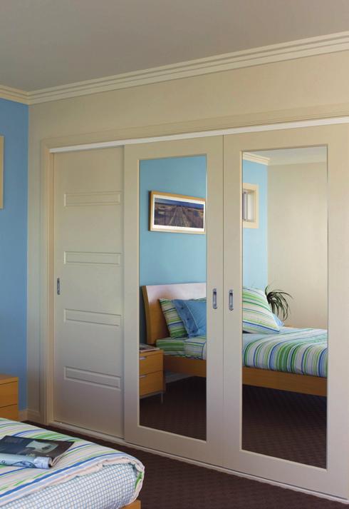 quickslide wardrobe system Make them a feature or let them blend into the background, Quickslide wardrobe doors perform their task with absolute efficiency.
