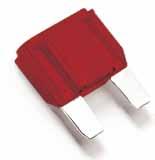 Voltage Rating: 32 VDC Interrupting Ratings: 1000A @ 32 VDC Operating Temperature Range: -40 C to +125 C Terminals: Ag plated MAXI Fuse Table Color Code Rating (A) Carded Carded CAtalog Catalog
