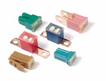 C A E B PAL Auto Link Fuses Commonly found on many Japanese and Domestic built vehicles in current ratings up to 140 amperes.