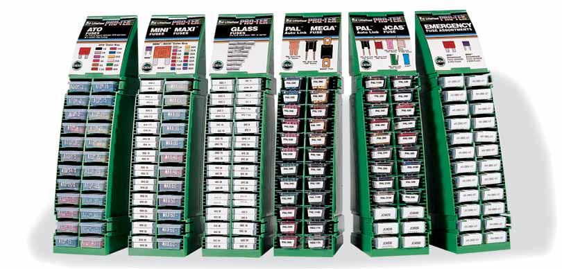Size comparison chart as well as color identification charts on header serves as a guide to easy fuse replacement. MRS1 ATO: (5) ATO1 (5) ATO2 (5) ATO3 (5) ATO4 (10) ATO5 (10) ATO7.