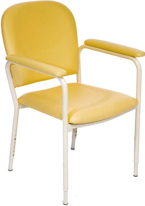 AC02 CHAIRS GERIATRIC Low Backed includes Medium Backed Chairs Support Chair - Small back This fully upholstered support chair is designed with sculptured backrest for maximum support