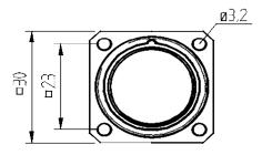 fits all HC Connectors with female coupling nut Shell style 2 and W mounting style 2 mounting style W style 2 style W Mounting