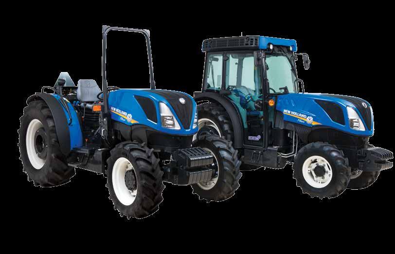 challenging dimensions. As the world s leading supplier of narrow tractors, New Holland offers you two tractor families.