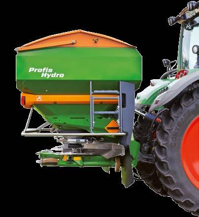 ZA-TS and ZG-TS Who weighs wins ZA-TS Profis Tronic and ZA-TS Profis Hydro weighing system spreaders Compact tractor mounting No calibration: enter the spread rate and drive off!