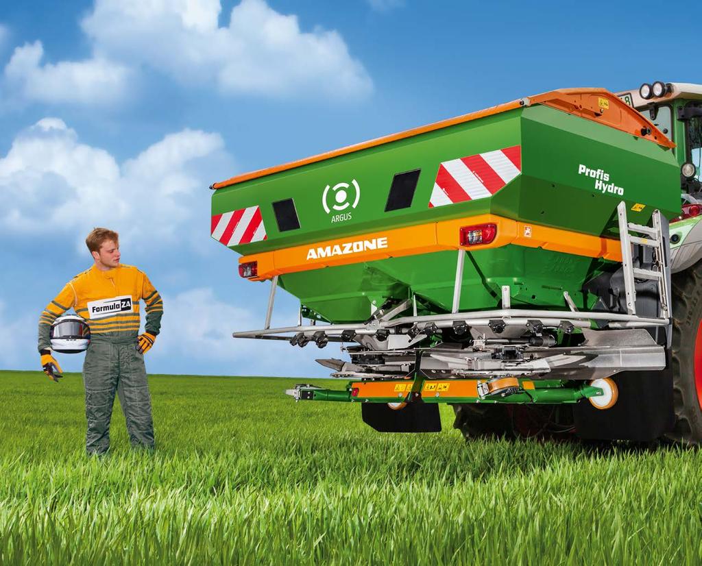 ZA-TS and ZG-TS ZA-TS mounted and ZG-TS trailed fertiliser spreaders The new high output spreaders from AMAZONE SPEED spreading For different working widths it is