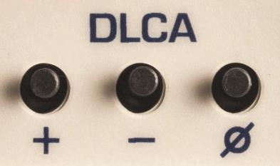 4 1 OPERATION Operation DLCA control buttons There are three manual control buttons on the DLCA.