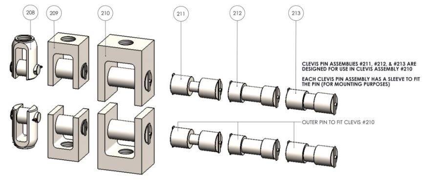 links and other lifting transducers.