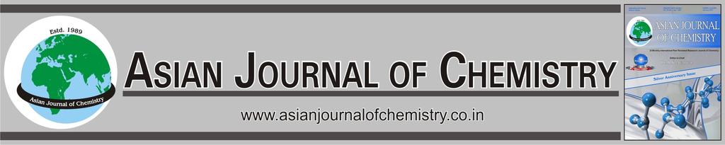 Asian Journal of Chemistry; Vol. 25, No. 6 (213)