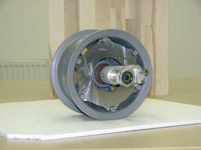 incl. brake K206A100 205 Main wheel rim 6"