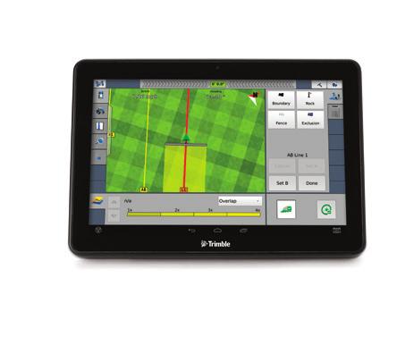 Third-party platforms. Ag Leader: efficient machine control plus instantaneous information simplifies decisions that impact yield and profitability.