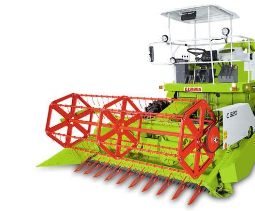 CROP TIGER 40. 1 Canopy: The large canopy offers maximum operator comfort. Highquality fibre material makes for a long service life. 2 Cutterbar: 3.