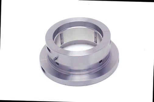 JOURNAL & THRUST COMBINED BEARING FIXED PROFILE BEARING Turbolink Journal & Thrust combined are developed for turbo-machines at high speed.