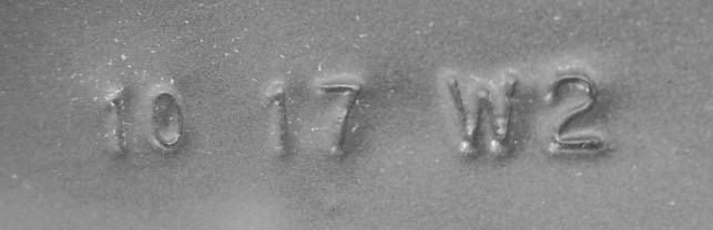 A typical stamp could be 3 12 W2 which would translate