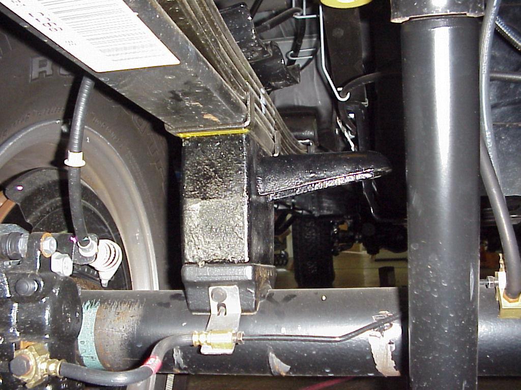 REAR SUSPENSION INSTALLATION Kits are configured with either rear blocks or rear leaf springs; follow appropriate instructions for your configuration 1.