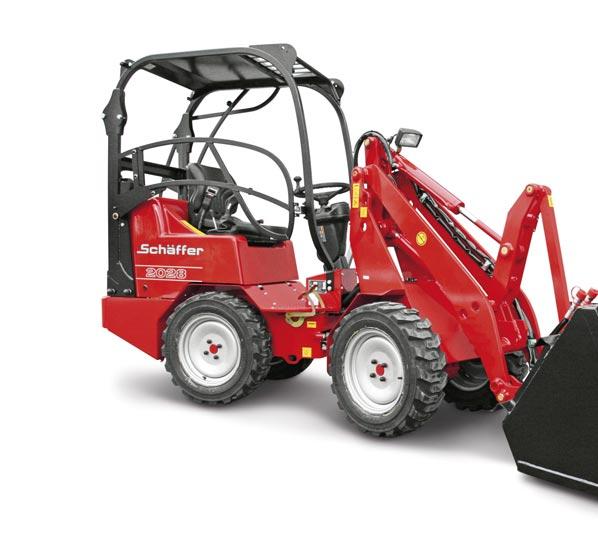 Compact loaders The Schäffer loaders 2028 and 2030: The compact energy machines with automotive control There are nearly no other loaders which could take on the Schäffer 2028 and 2030 with regard to