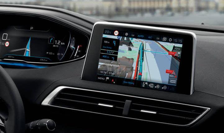 Innovative Technology Connected 3D Navigation Satellite Navigation: (Standard from Allure onwards) Linked to the 8.
