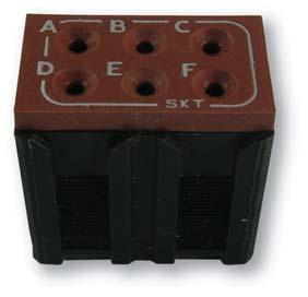 Modules are supplied with one additional spare contacts and two sealing plugs. 1 Mating nd / Wire arrel.