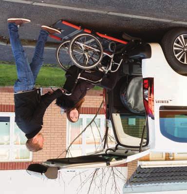 Wheelchair Access Premier s unique FlatFold ramp simply pulls out from the rear floor of the vehicle to become an ultra-strong, low gradient