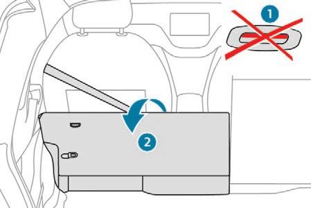 Ease of use and comfort F Unbuckle and reposition the seat belts ready for use. F Refit the head restraint(s).