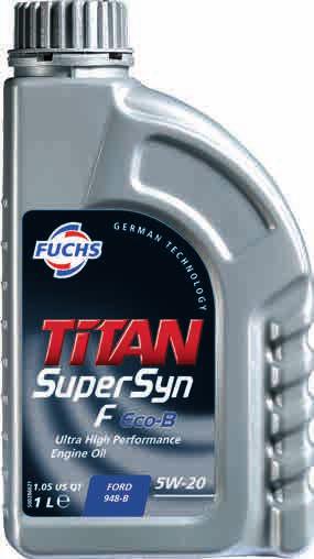 14 Supersyn F Eco-B SAE 5W-20 Ultra high performance, extreme fuel-economy engine oil especially developed for FORD EcoBoost gasoline engines.