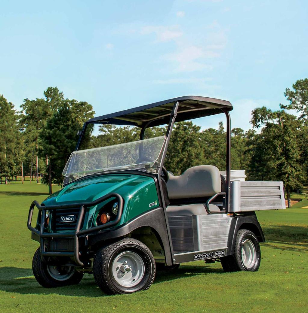 CARRYALL Reliability doesn t get a day off The Club Car Carryall is an industry workhorse, renowned for its ease of use and day-in, day-out durability.