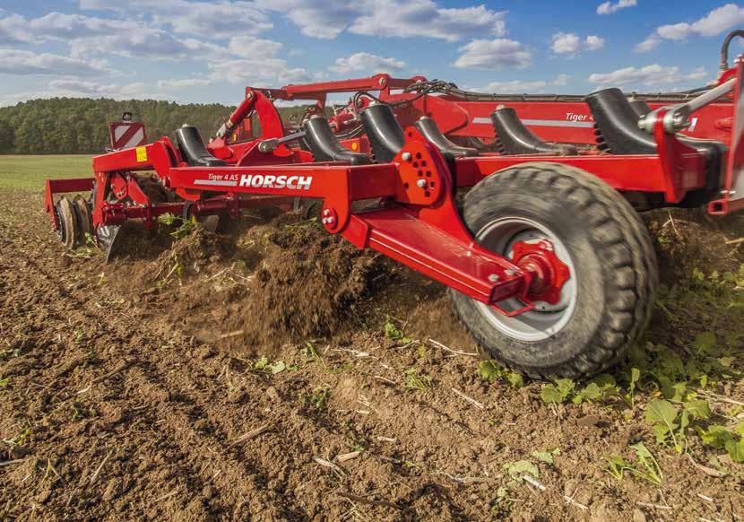 40 41 Tiger Robust cultivation technology for intensive cultivation Tiger AS The clever alternative to ploughing Intensive loosening and mixing of high residues of straw up to a