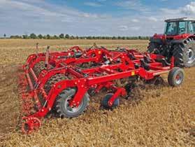 Intensive cultivation and precise sowing in one single pass. 3 Tiger MT The combination of heavy disc harrow and cultivator cuts and mixes even heaviest residues.