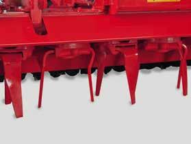 Thus, it is possible for the first time to pull a 6 m wide seed drill with rotary harrow with low horse power requirement and low