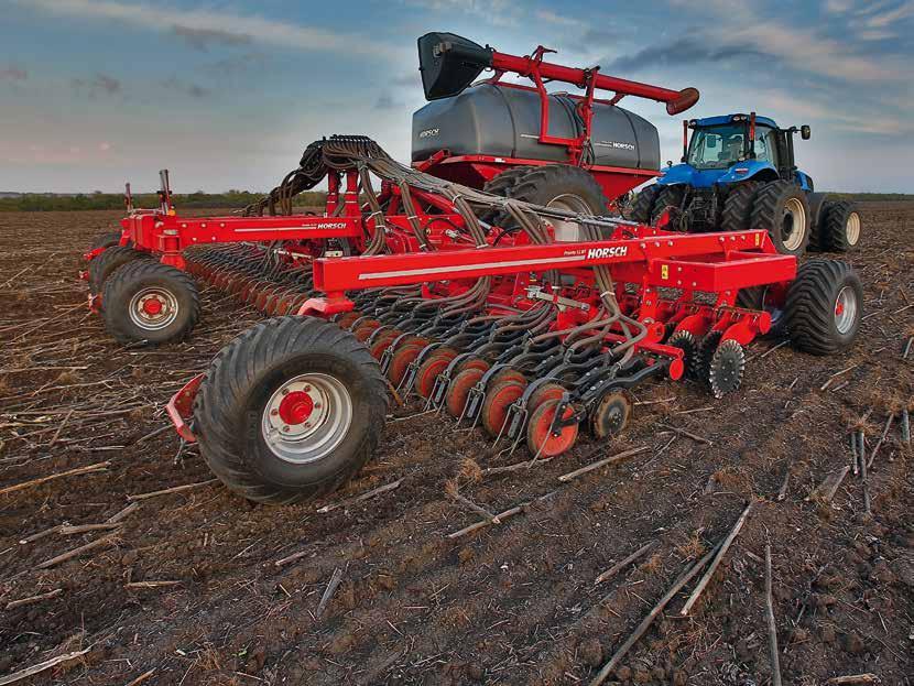 58 59 Pronto NT Disc seed drill for large farms designed for no-till farming The Pronto NT is a compact universal seed drill with the Pronto system (cultivating, sowing and pressing) for mulch or