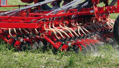 70 25 / 15 / 12 Coulter pressure seed coulters (kg) 250 Row