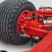 DiscSystem rows and the packer Depth control wheels for an exact maintenance of the working depth and a very good adaption to the terrain New options like an hydraulic