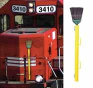 (Broom sold separately) 4023-19 Switch Broom Tough polypropylene bristles clean out flangeways in flush rail as well as keep switch points and