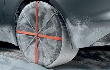 SNOW SOCK WINTER TRACTION AID An innovative lightweight textile alternative to
