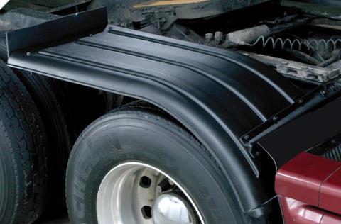 B. Gap the fenders ¾ over the maximum travel point of the suspension system. The goal is to make sure the fender does not rub on the tire. A gap larger than ¾ may be necessary if using worn tires.