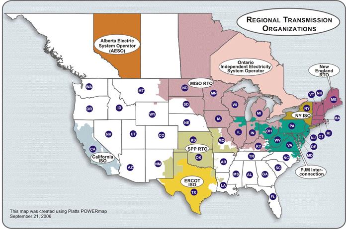 Federal Restructuring The End Result Two-thirds of Americans live in regions served by ISO/RTOs In 2004
