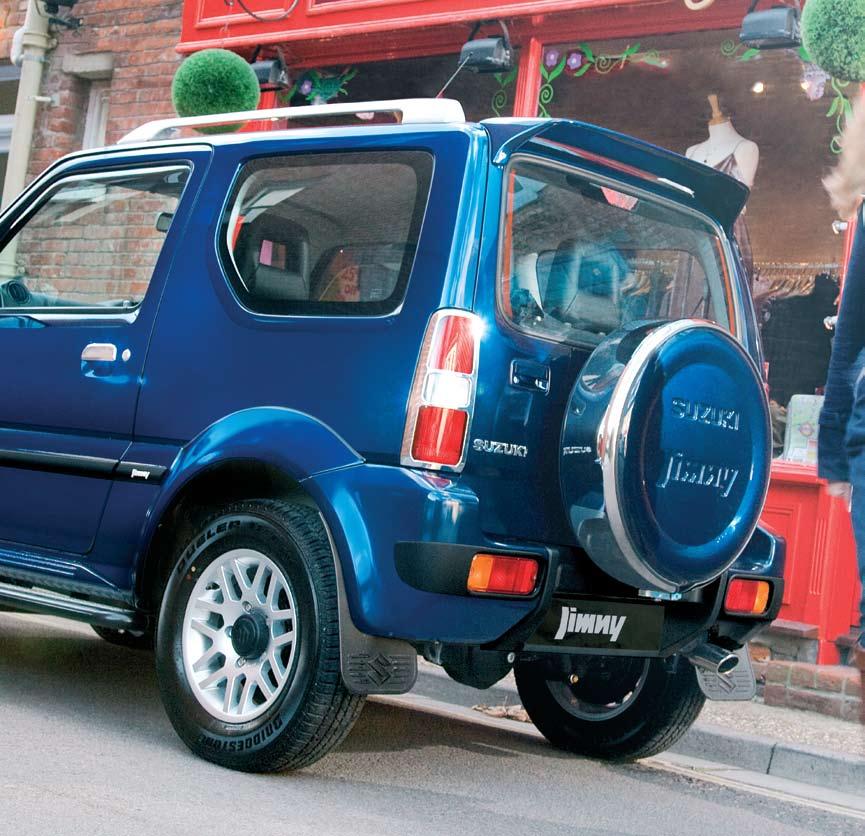 6 The Jimny is an individual and we re guessing you are too. From subtle design details to bold style statements, there are plenty of options to choose to really personalise your Jimny.