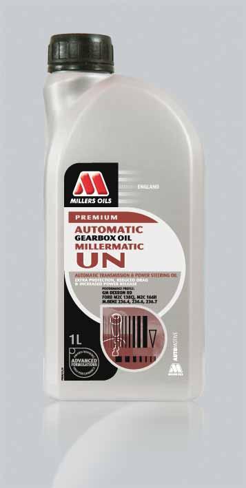7 MILLERMATIC ATF +4 A premium, synthetic based fluid offering superior wear protection and anti shudder properties.