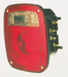 #A06-13581-000 (roadside) Includes junction box cover Rear lamp assembly combining stop, tail, turn, 5.