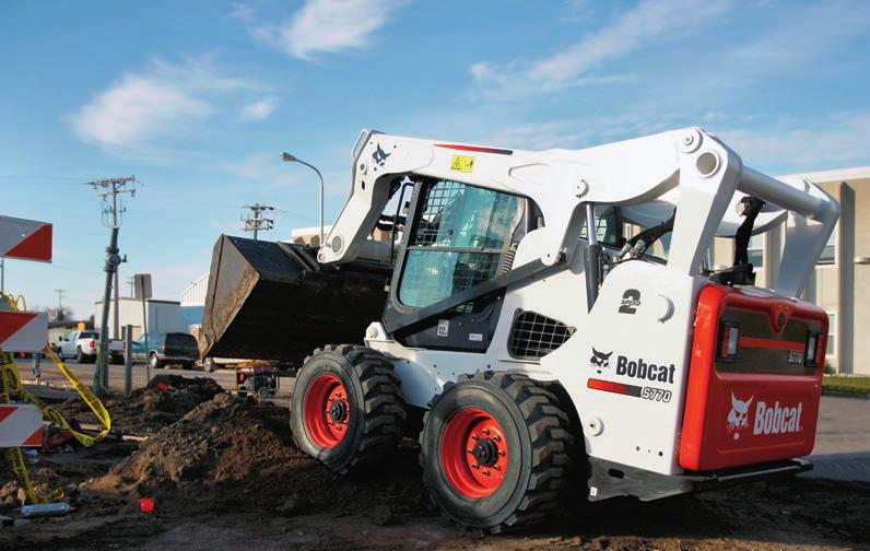 Power meets comfort With the new Bobcat 770 loader range there is a difference you can see and a difference you'll experience on the job.