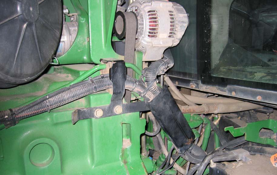 Original right and left Steering hoses that will Be opened to connect the AutoSteer hoses Remove this