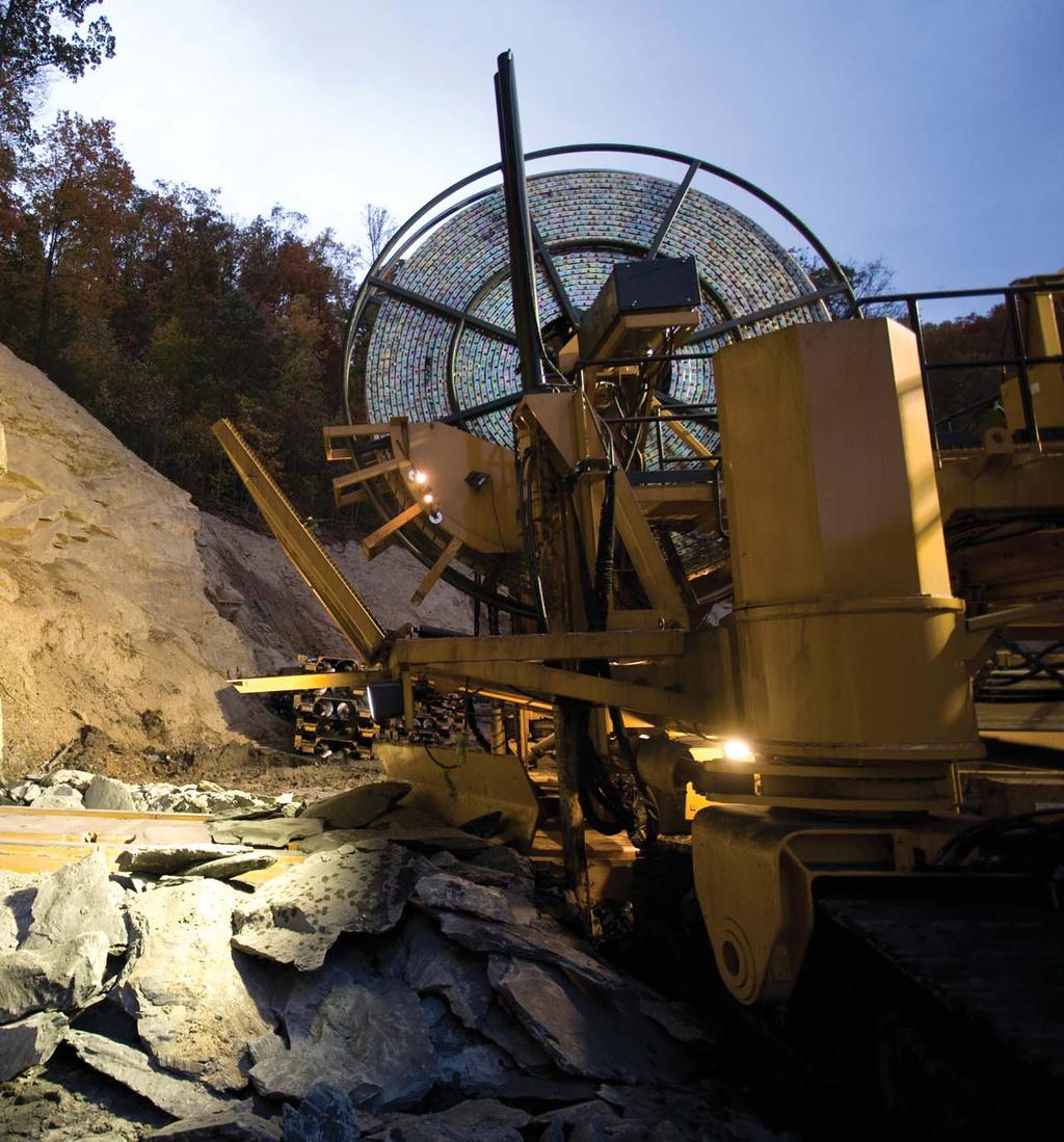 The HW300 produces high volumes of coal at very low costs.