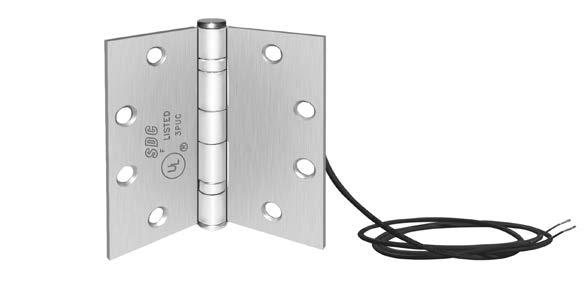 PTH Series Power Transfer Hinge LZK F 10B Listed for 3hr Fire Rated Door Power Transfer Devices FEATURES 5' Ft Cable UL10B Listed for 3 Hour Fire Rated Doors 800,000 cycles.