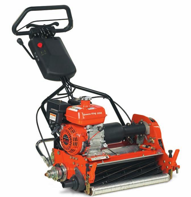 Walking Greens Mowers GK 500TM The GK 500 series by Jacobsen includes the 518, good for undulating turf, the 522, and the 526 for increased productivity on flat greens and tees.