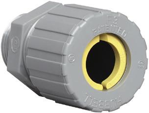 H A LO C INCREASED SAFETY CORROSION RESISTANT NYLON CONNECTORS S210CR-EX Durable nylon construction makes these connectors perfectly suited to corrosive environments.