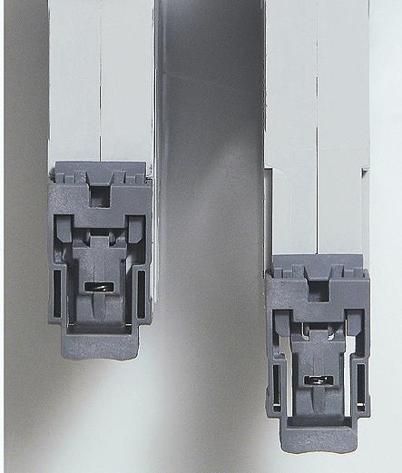 the event of an error. BISTABLE CLAMP For easy positioning or removal of the product on the DIN rail. Compatible with flat-blade or pozidriv screwdrivers.