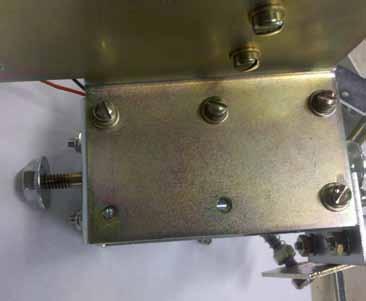 D. Align the Actuator Support bracket with the holes in the side of the DTA as shown (see Figure 8). At this time, the Actuator Support bracket will only be mounted to the DTA using (3) 0.164-32 0.