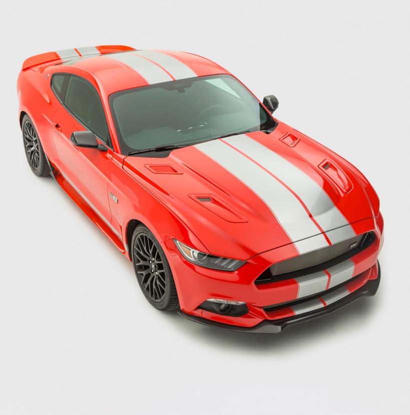 2015 Shelby GTE Orange CSM - 15GTE0001C When Ford introduced a new and improved Mustang boasting retro styling and independent rear suspension, Shelby American brought back the Shelby GT concept as a