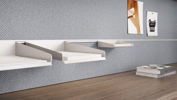 Height-Adjustable Desk; Storage Work Wall with Highback Organizer OFS Arise Executive