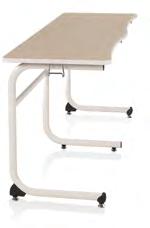 29" with wire book rack and book bag hook Double Entry Desk Allows
