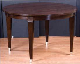 ALSO AVAILABLE: 7685-46 Split Base Pedestal Table H30 Diameter 46 2-15 aproned leaves. Extends to 76.